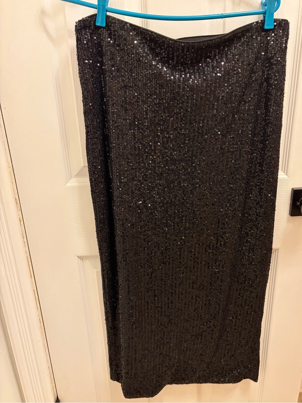 Black Sequin Skirt